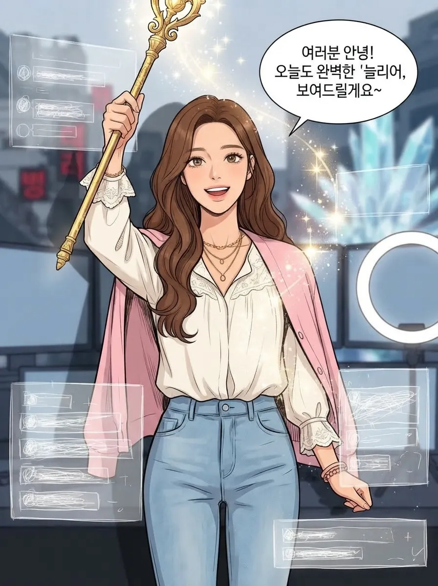 인플루언서의 가면 8컷