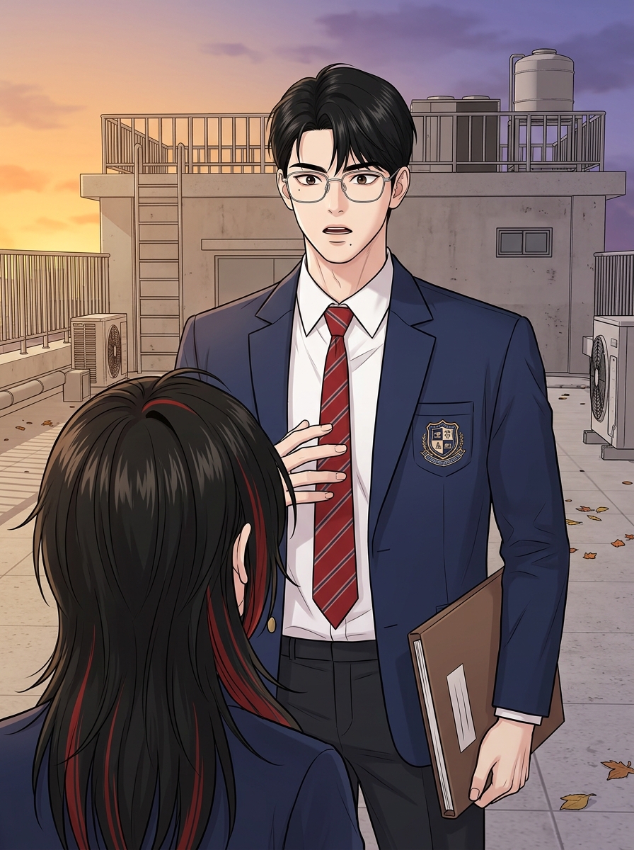 무너지는 가면 3컷