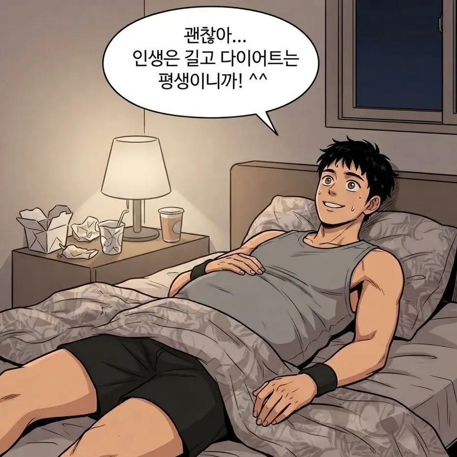 내일부터 진짜 시작 4컷