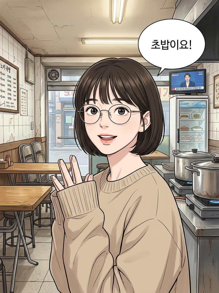 럭키족발의 불행한 일상들 3컷