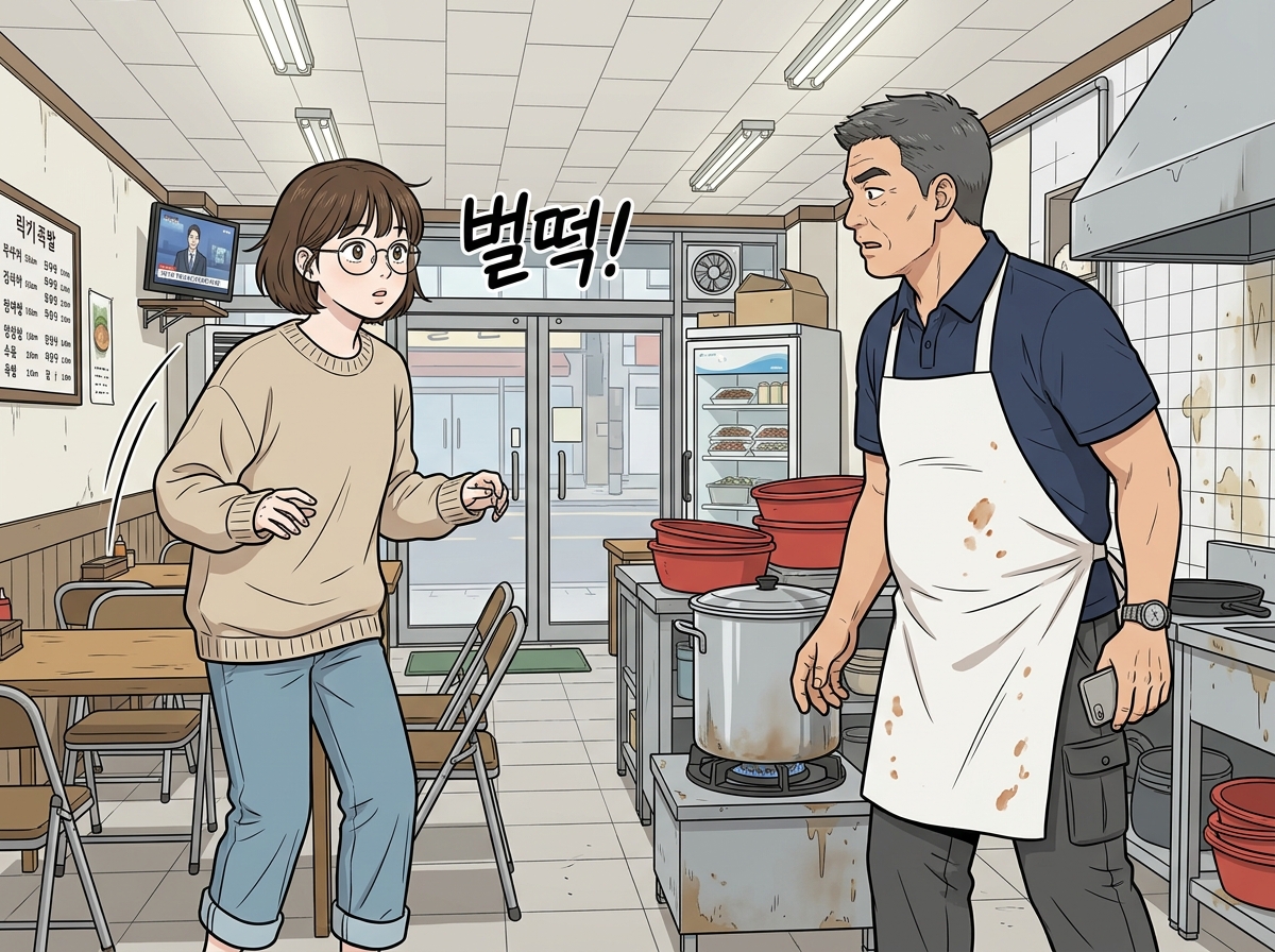 럭키족발의 불행한 일상들 10컷