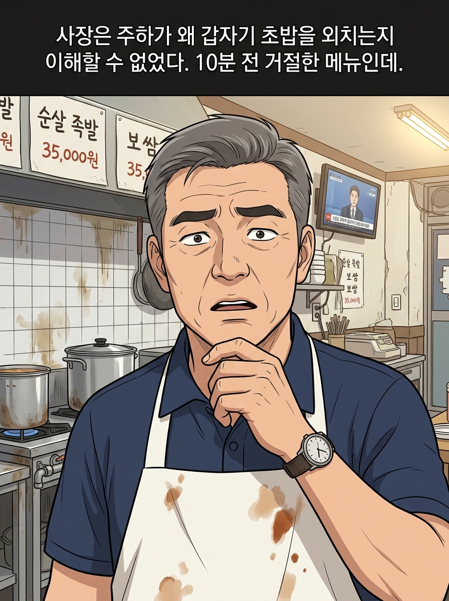 럭키족발의 불행한 일상들 13컷