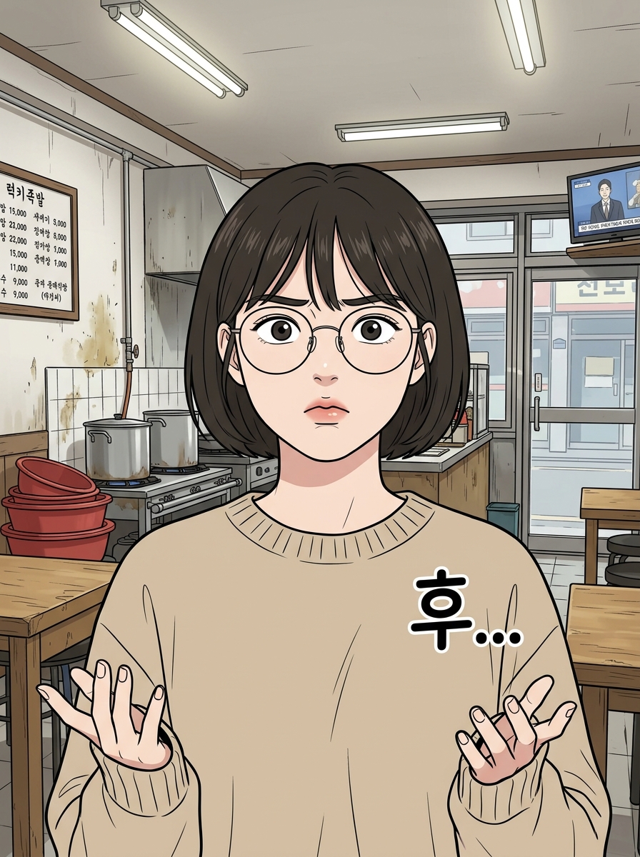 럭키족발의 불행한 일상들 17컷