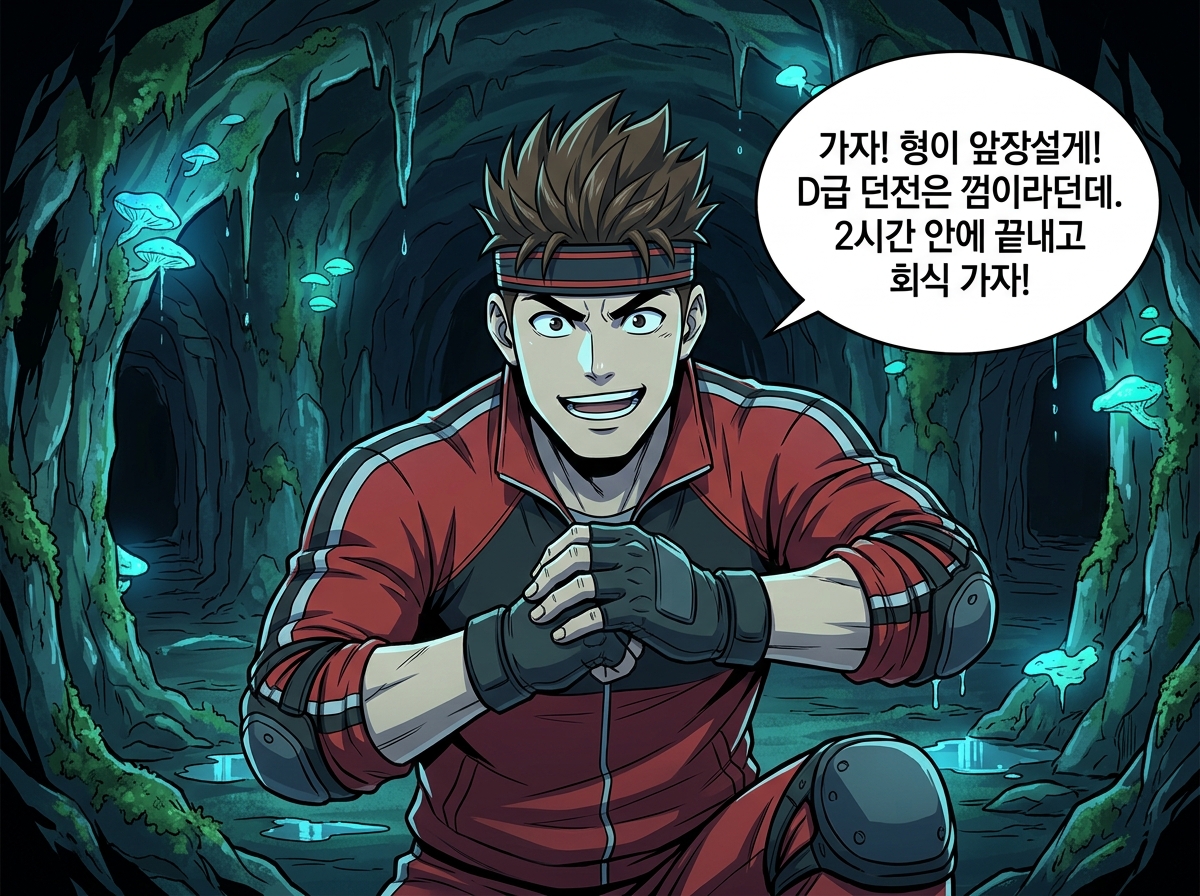 늦깎이 헌터의 생존 전략 9컷