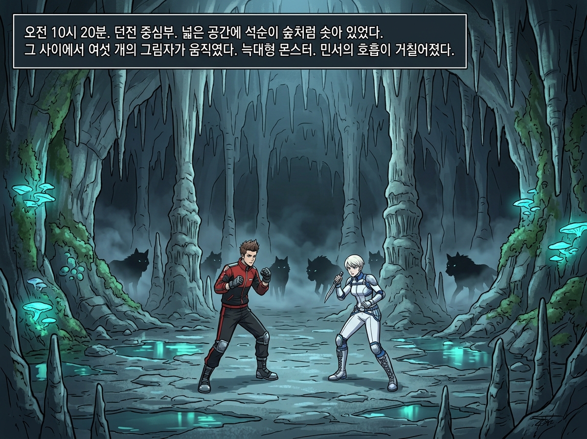 늦깎이 헌터의 생존 전략 14컷