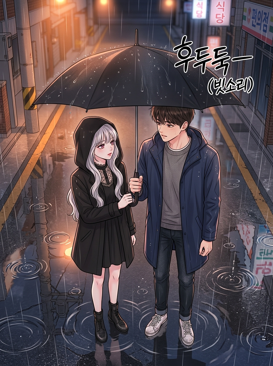 빗소리가 들리는 밤 16컷