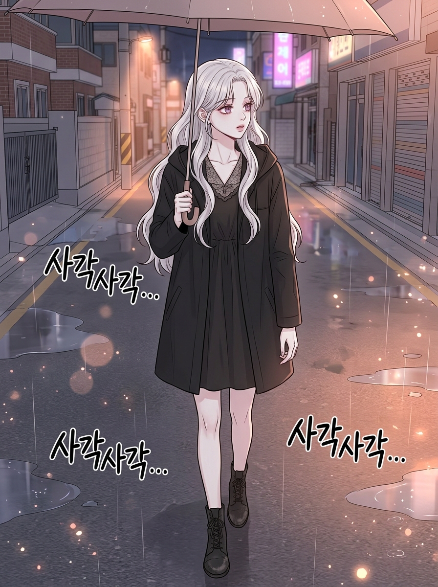 빗소리가 들리는 밤 17컷