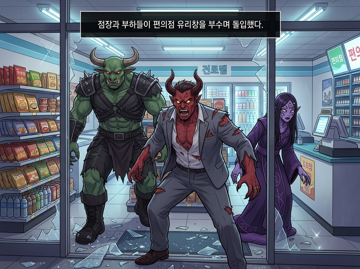 점장의 복수, 편의점 전쟁 14컷