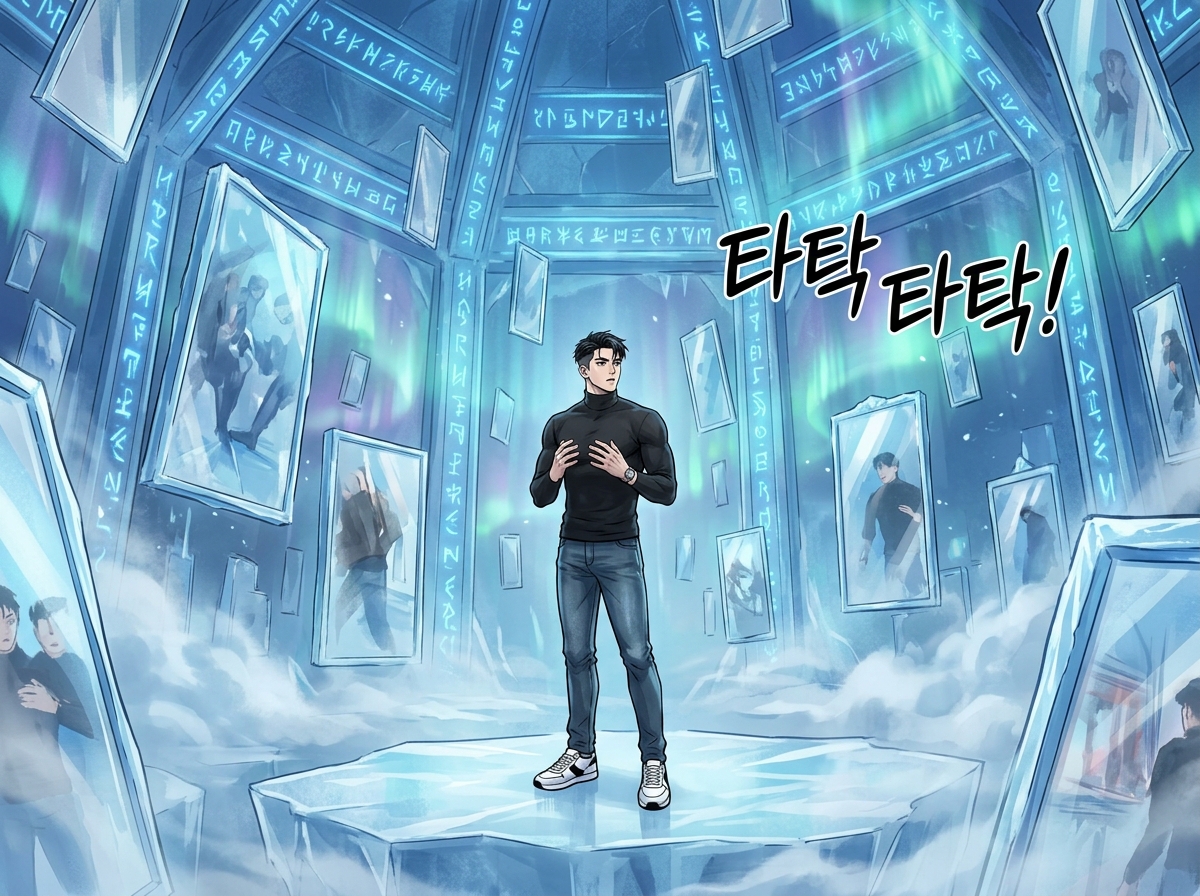 얼음 거울 미로 8컷