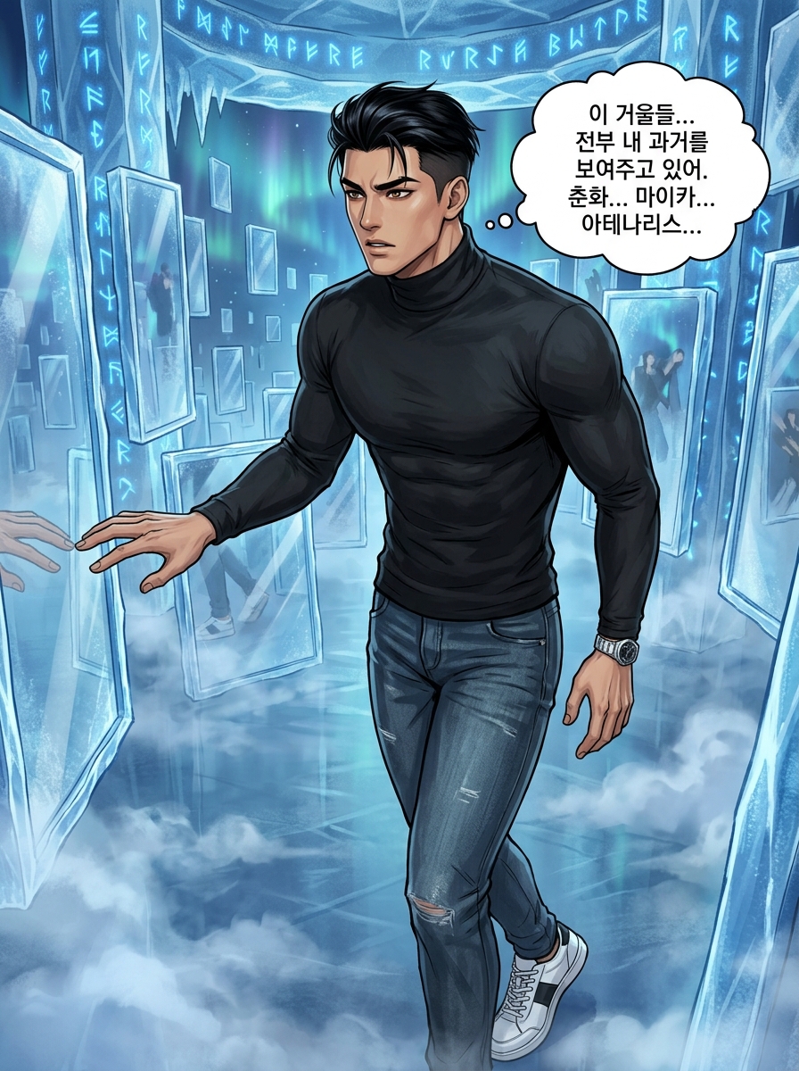 얼음 거울 미로 9컷