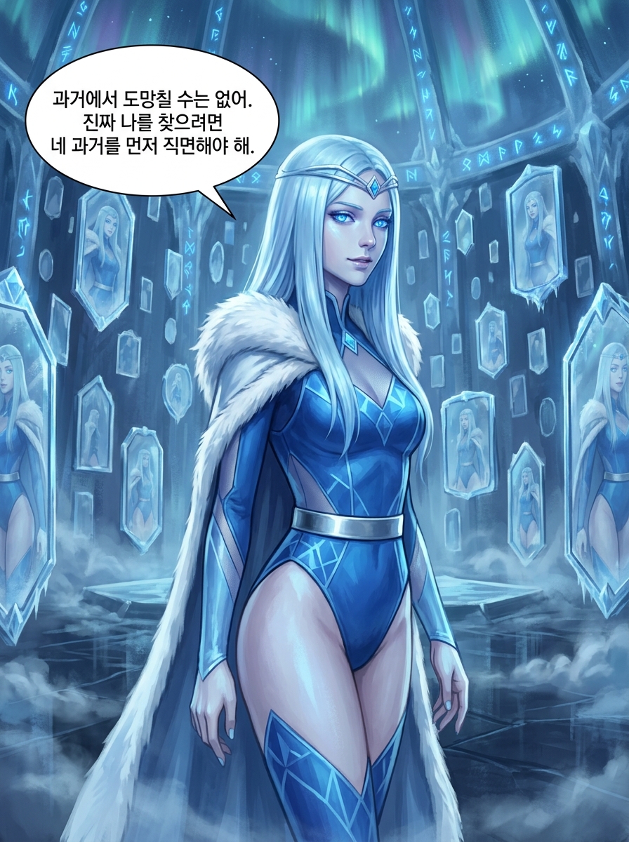얼음 거울 미로 12컷