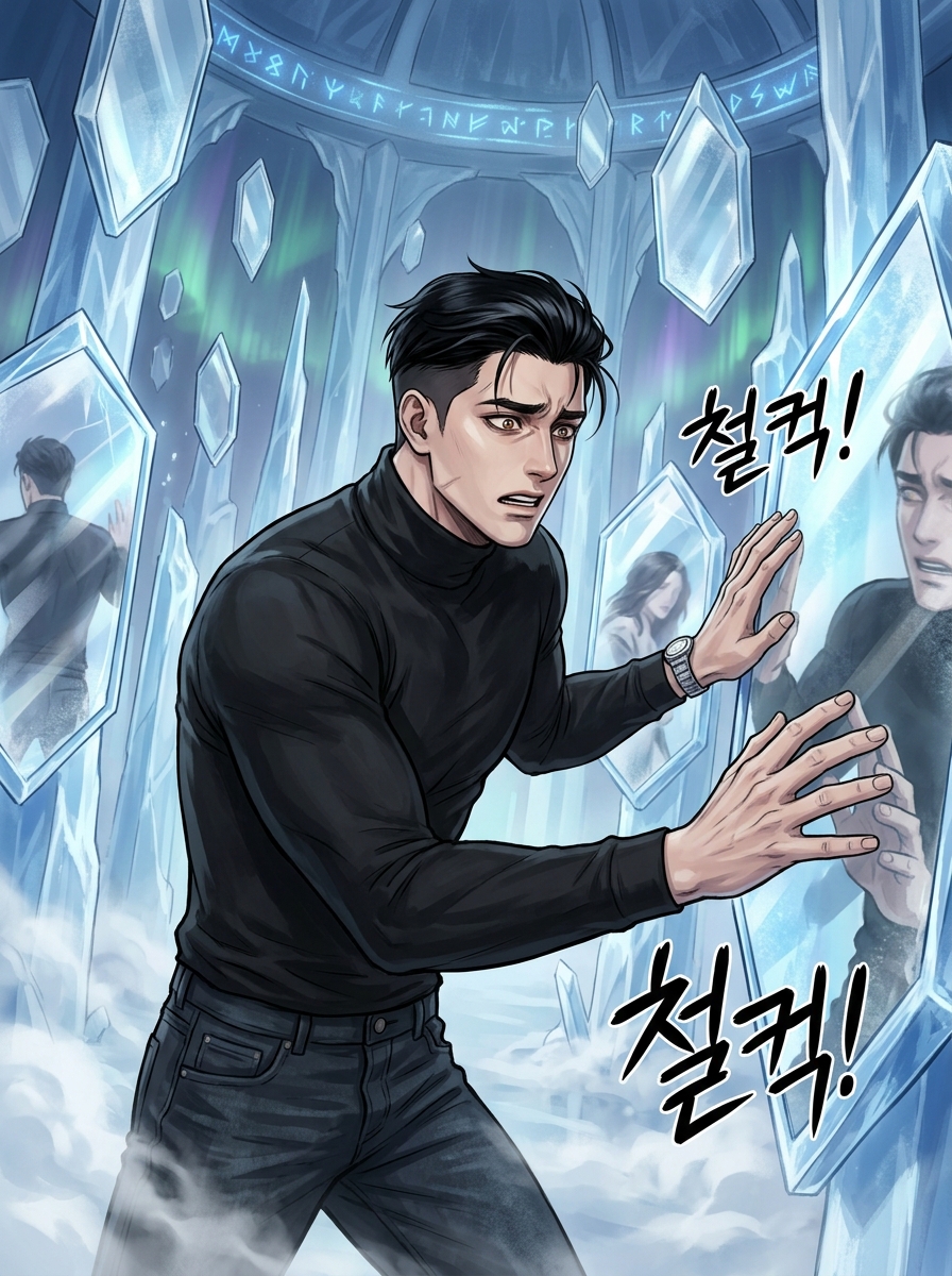 얼음 거울 미로 14컷