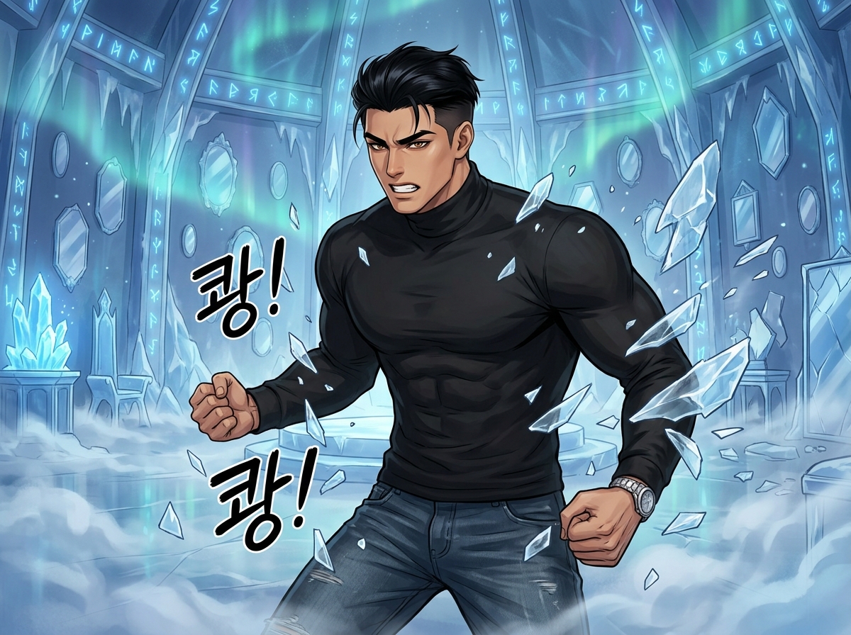 얼음 거울 미로 16컷