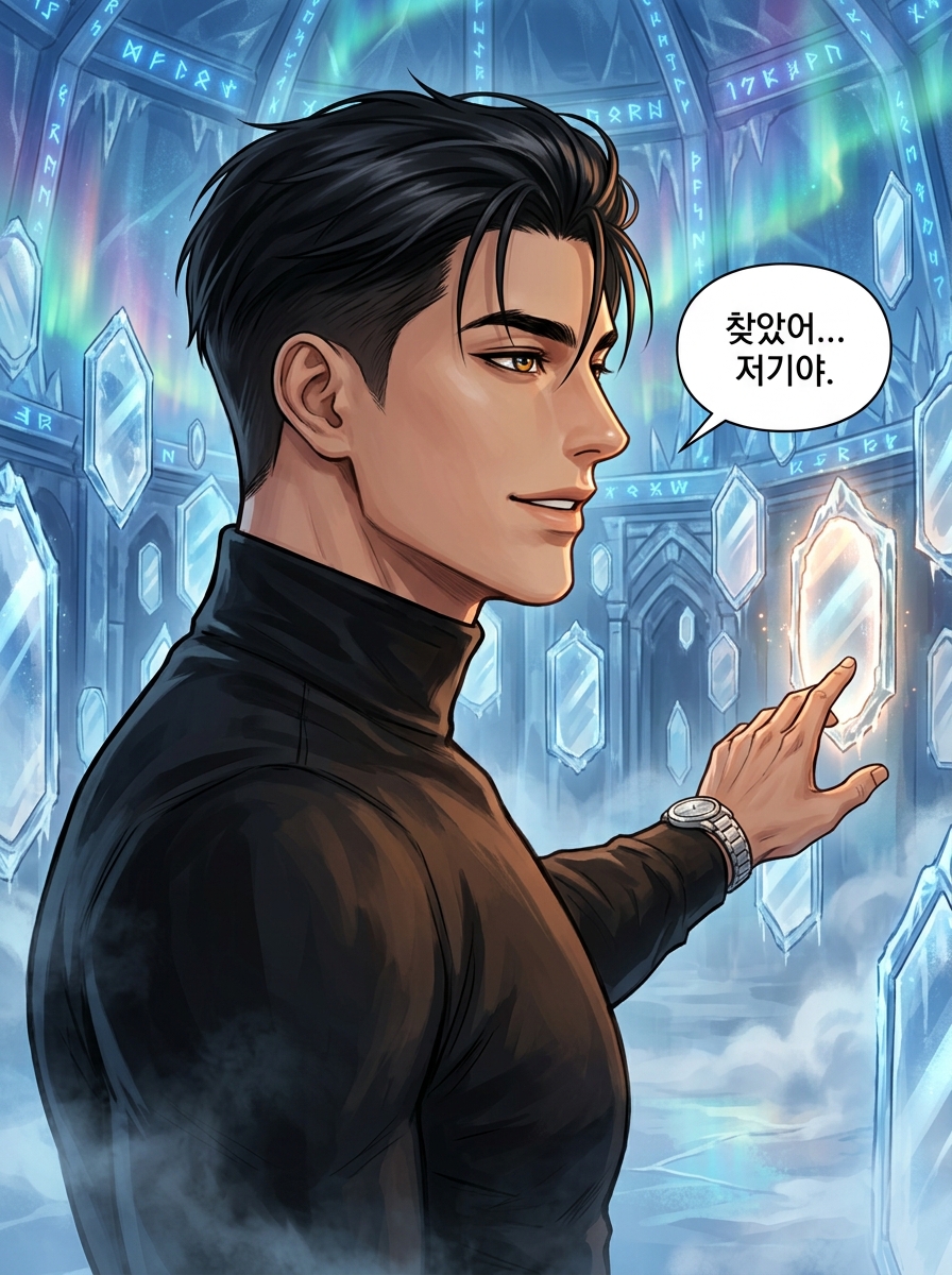 얼음 거울 미로 21컷