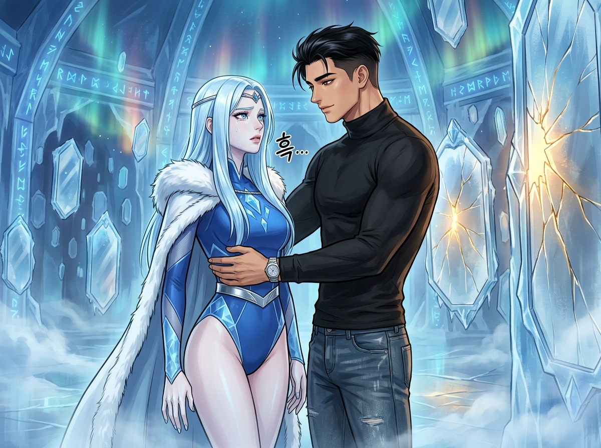 얼음 거울 미로 23컷
