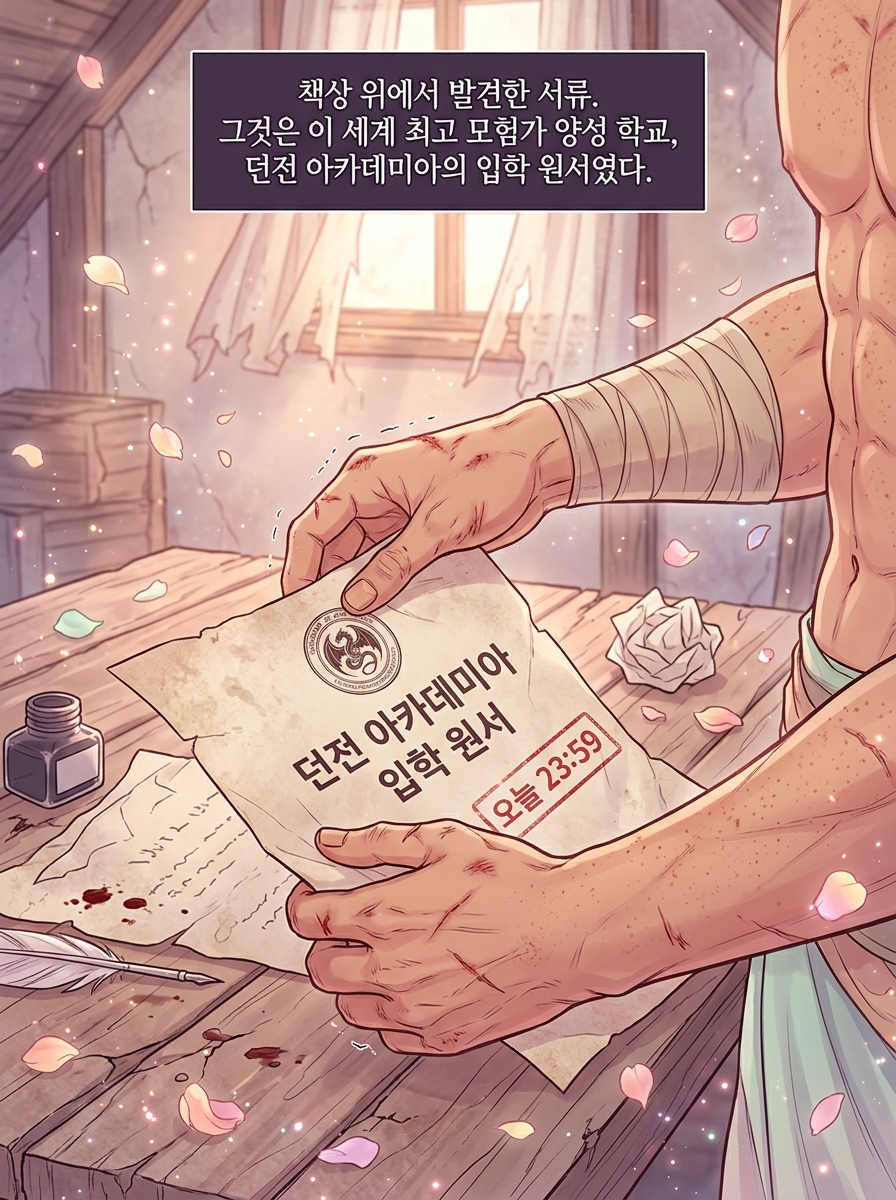 던전 명문고 특례입학 프로젝트 4컷