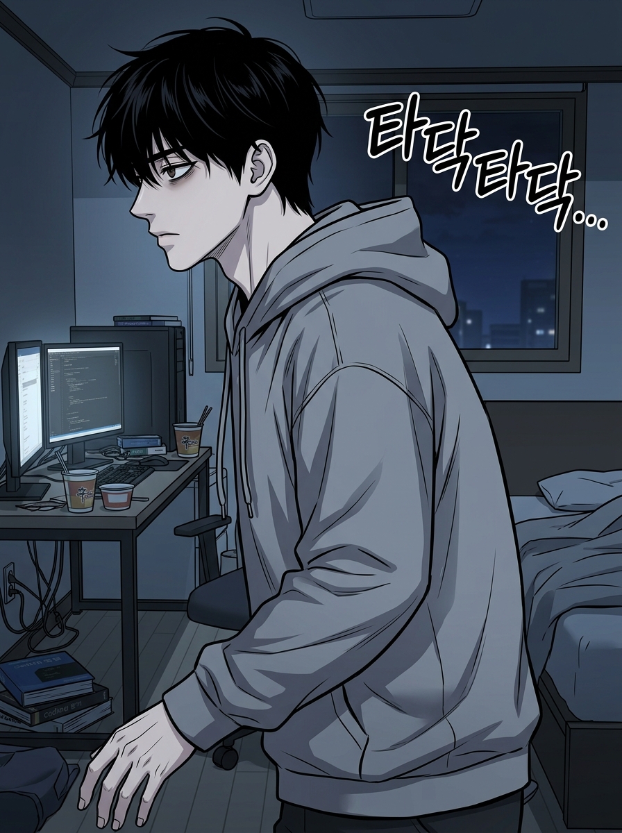 1000시간의 데이트 시뮬레이션 4컷