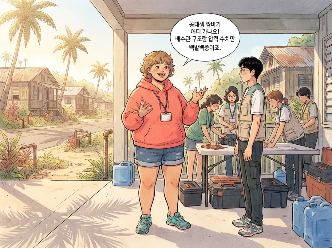 막힌 건 파이프가 아니라 나였다 4컷