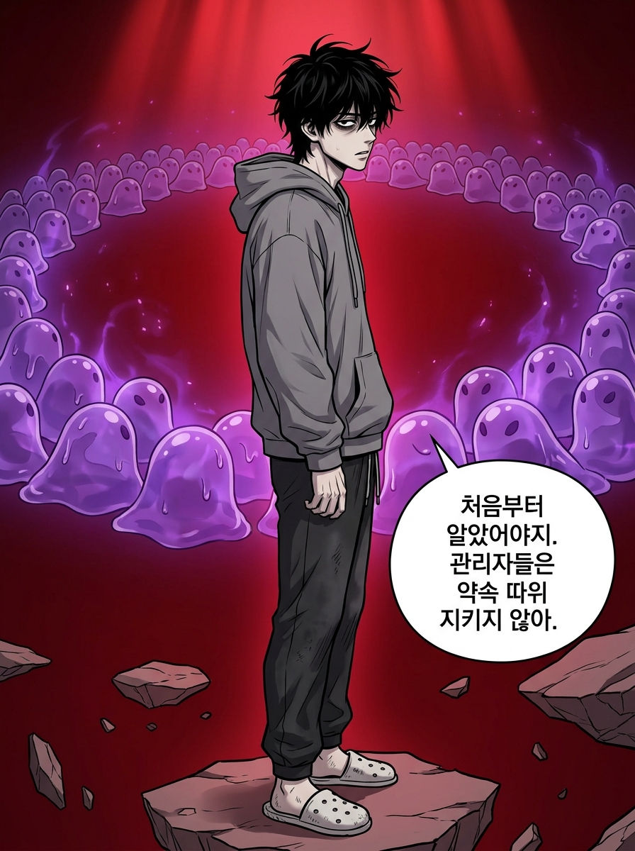 거울 속의 자아 4컷