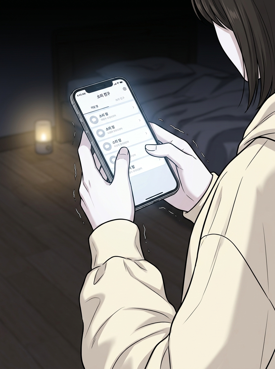 넌 혼자가 아니야 여기서 널 기다리고 있어 3컷