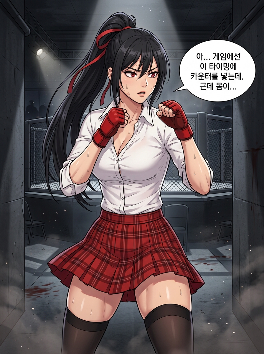 붉은 리본의 각성 10컷