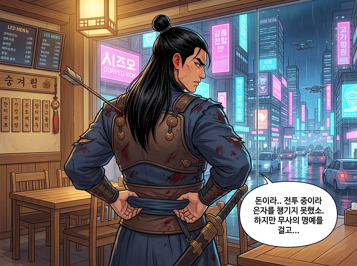 고려무사의 네온시티 생존기 10컷