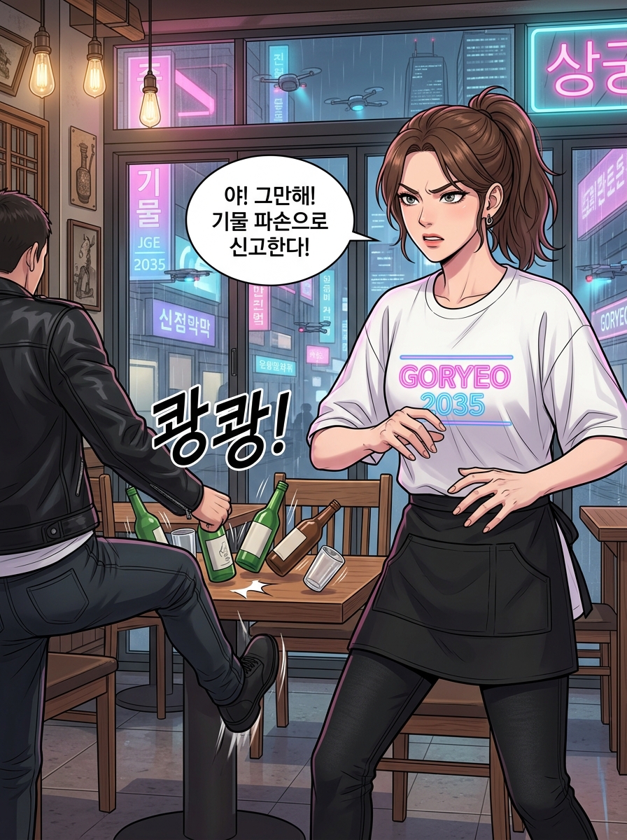 고려무사의 네온시티 생존기 19컷