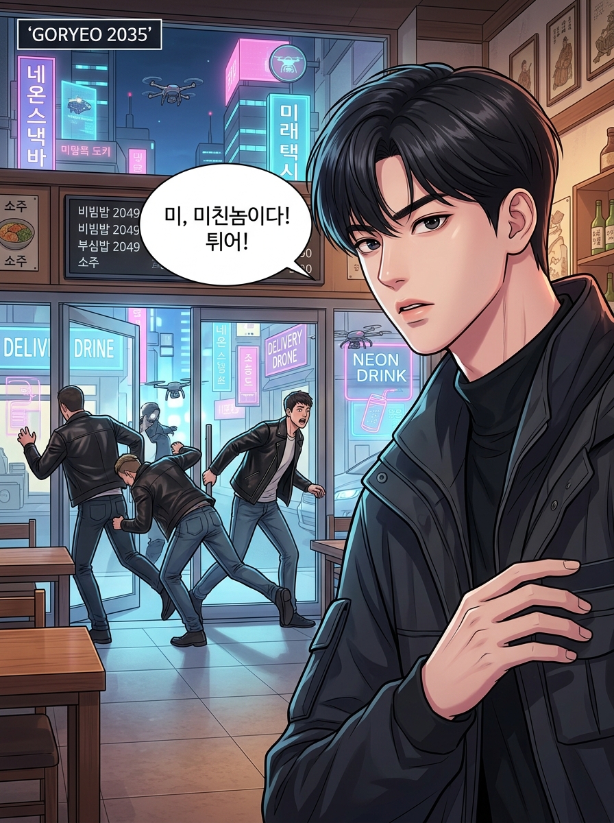 고려무사의 네온시티 생존기 29컷