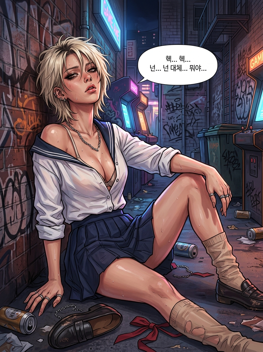 나츠코, 불량소녀의 금지된 도발 24컷