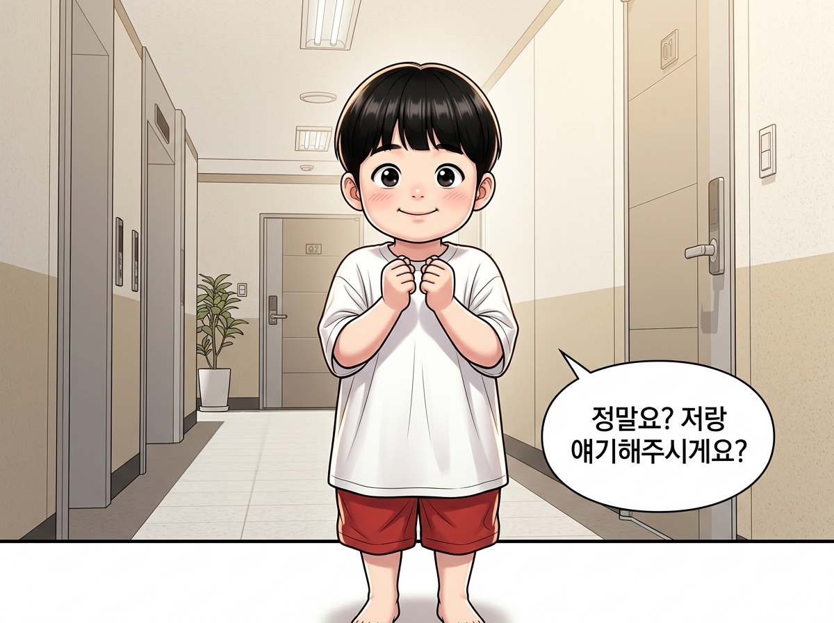 어린 아이가 되었다 24컷