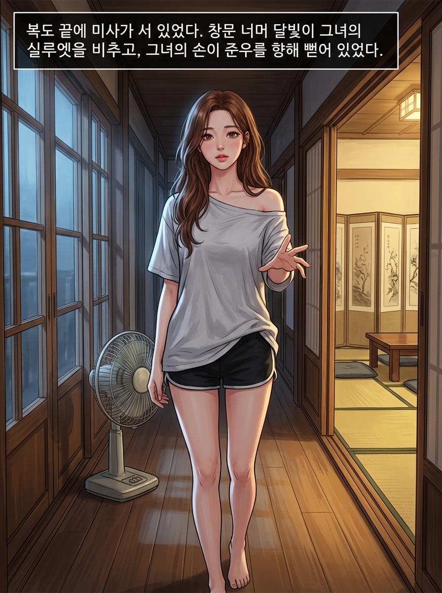 여름밤의 금지된 관계 5컷