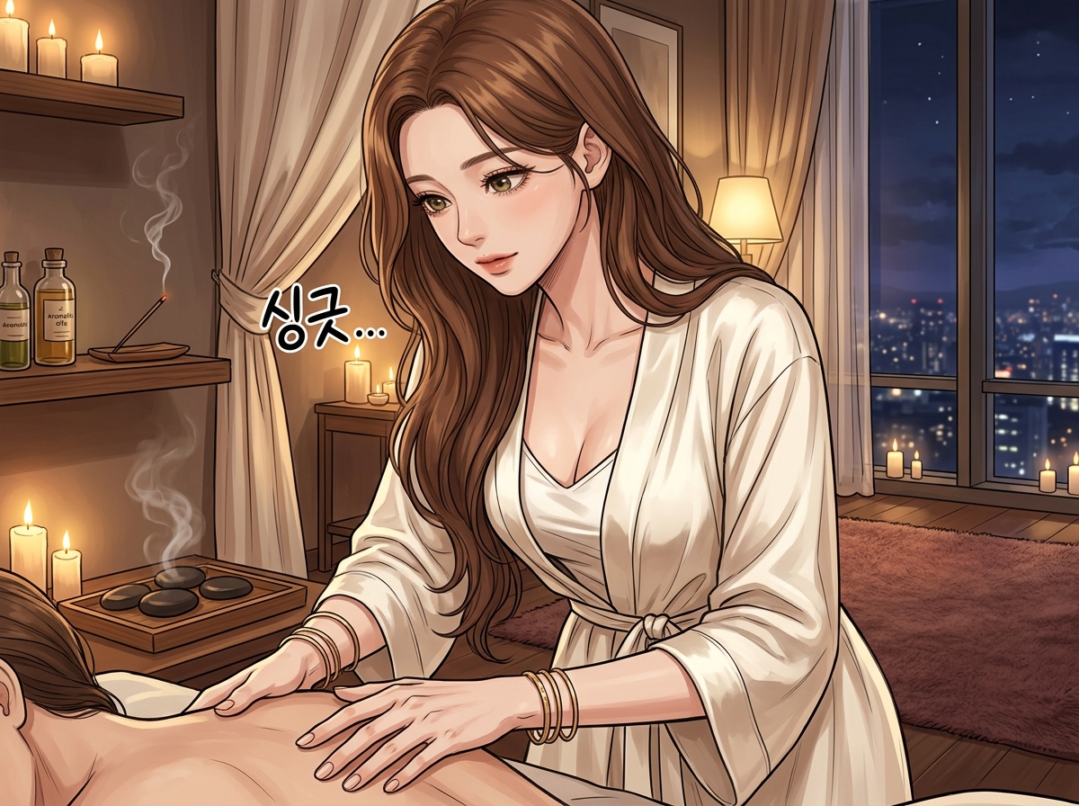 관능의 오일: 인내의 한계 22컷