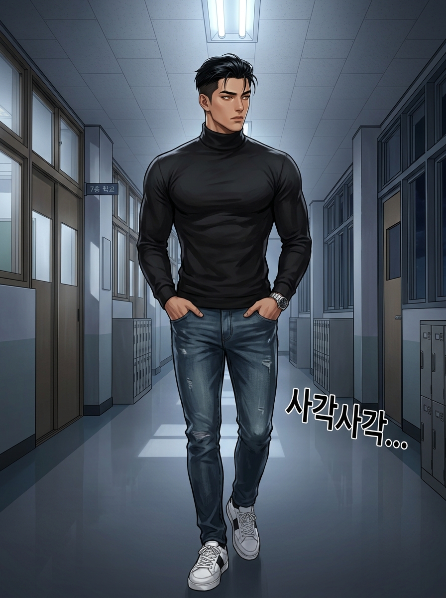 교복 속의 거울 5컷