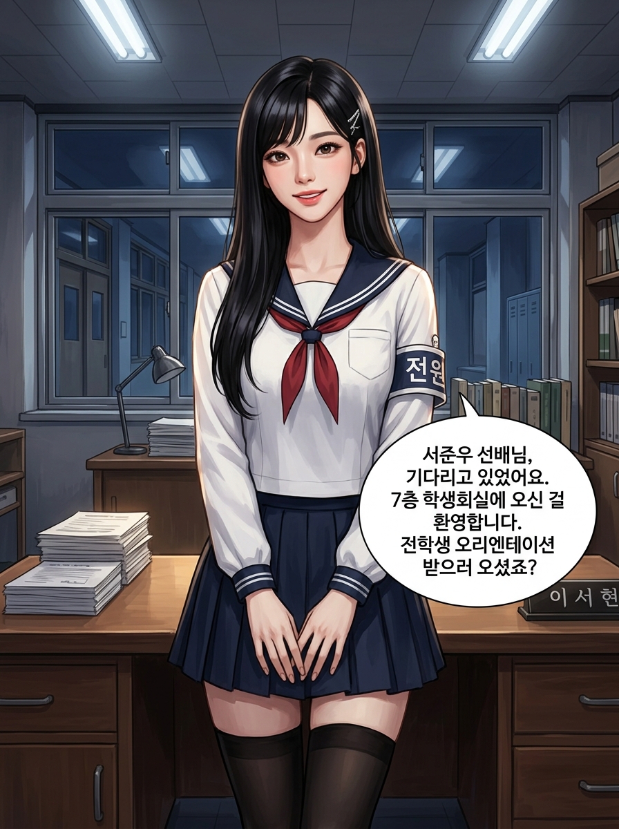 교복 속의 거울 9컷