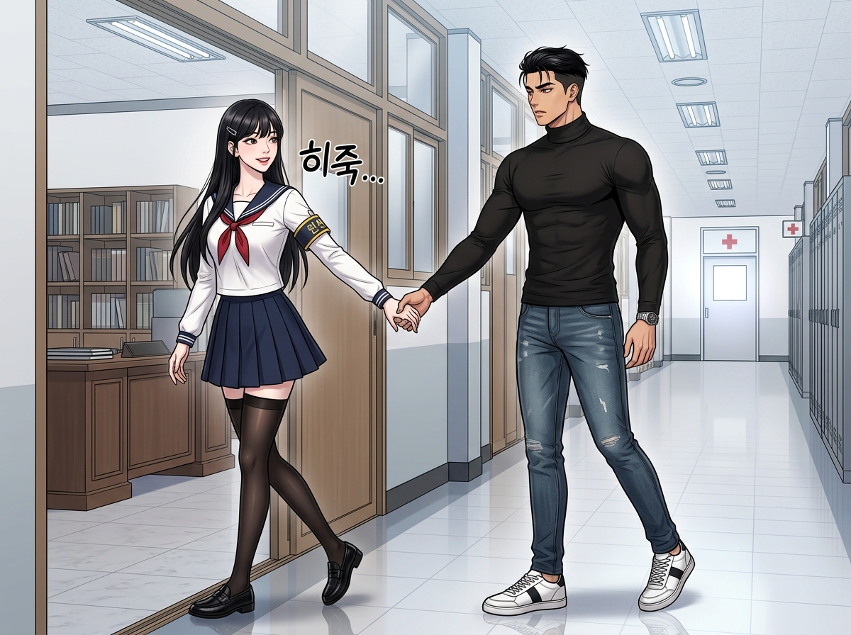 교복 속의 거울 16컷