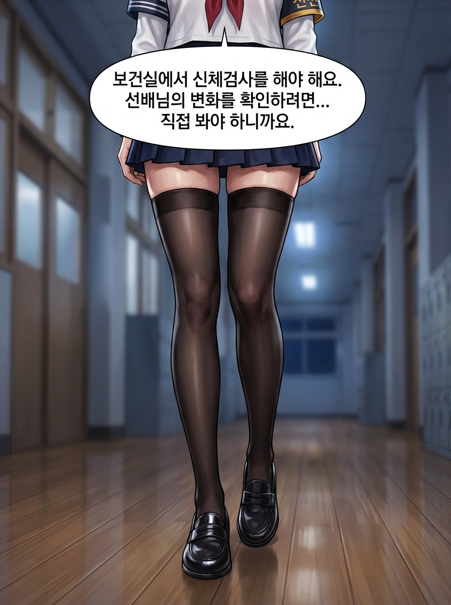 교복 속의 거울 17컷