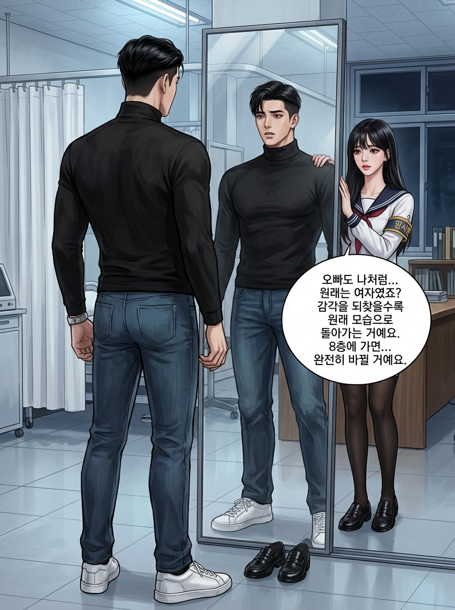 교복 속의 거울 28컷