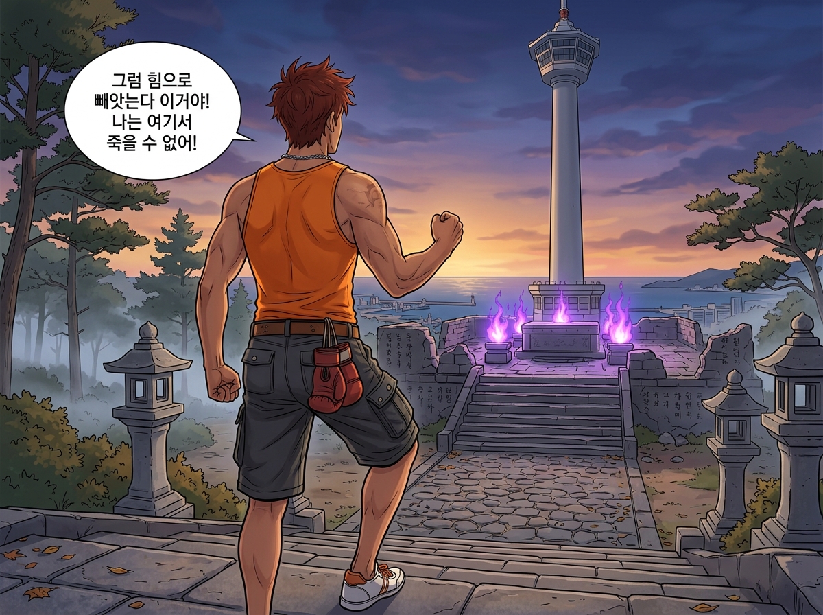 용두산의 보라빛 불꽃 16컷