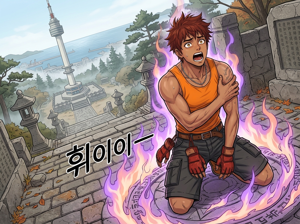 용두산의 보라빛 불꽃 29컷