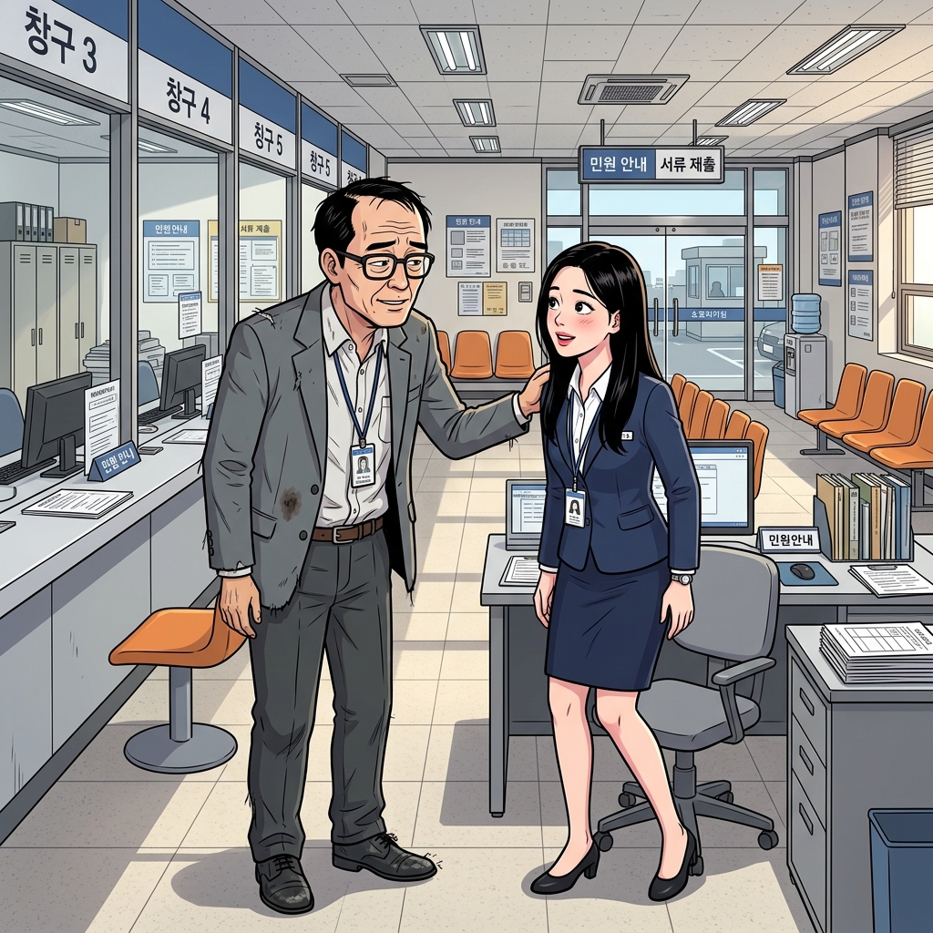 민원의 여왕 5화: 선배의 조언 4컷