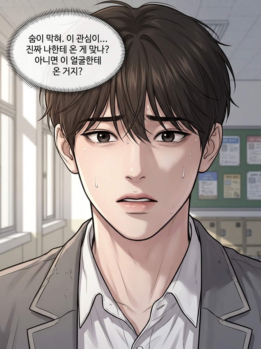 예상치 못한 관심 4컷