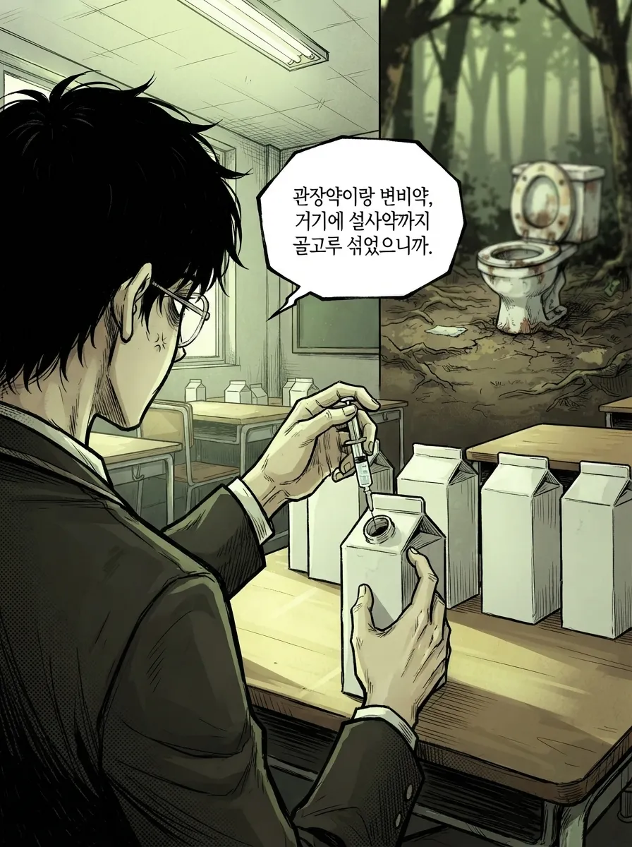 설사노트: 복수는 화장실에서 3컷