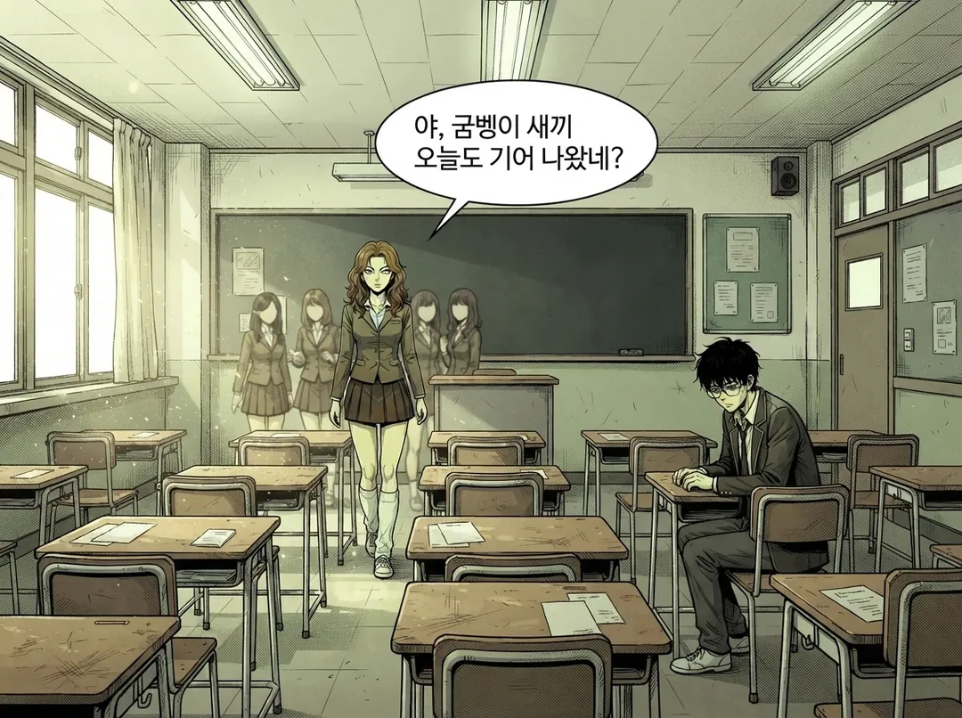 설사노트: 복수는 화장실에서 4컷