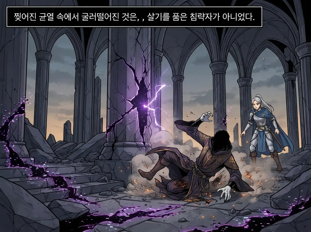 서고의 생존자 9컷