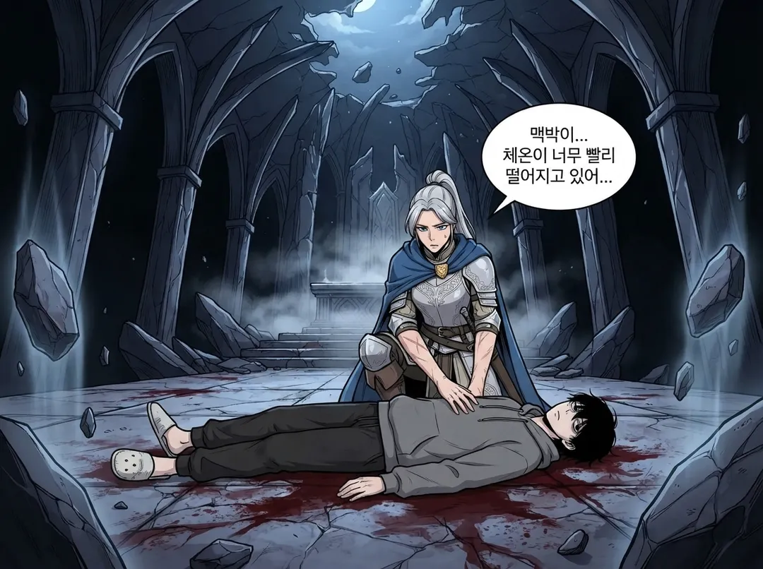 구원받은 여신의 선택 4컷