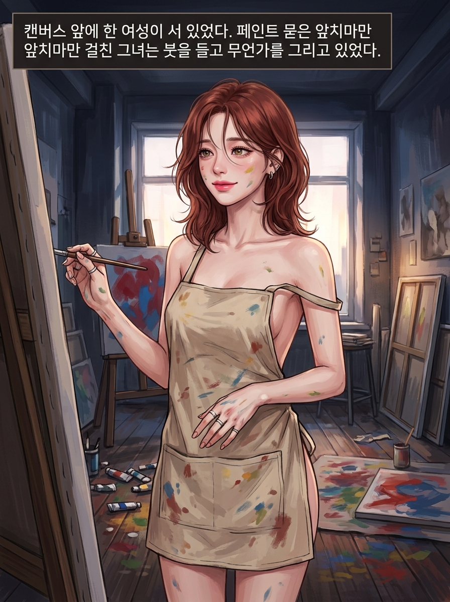 유화 물감 위의 죄책감 10컷