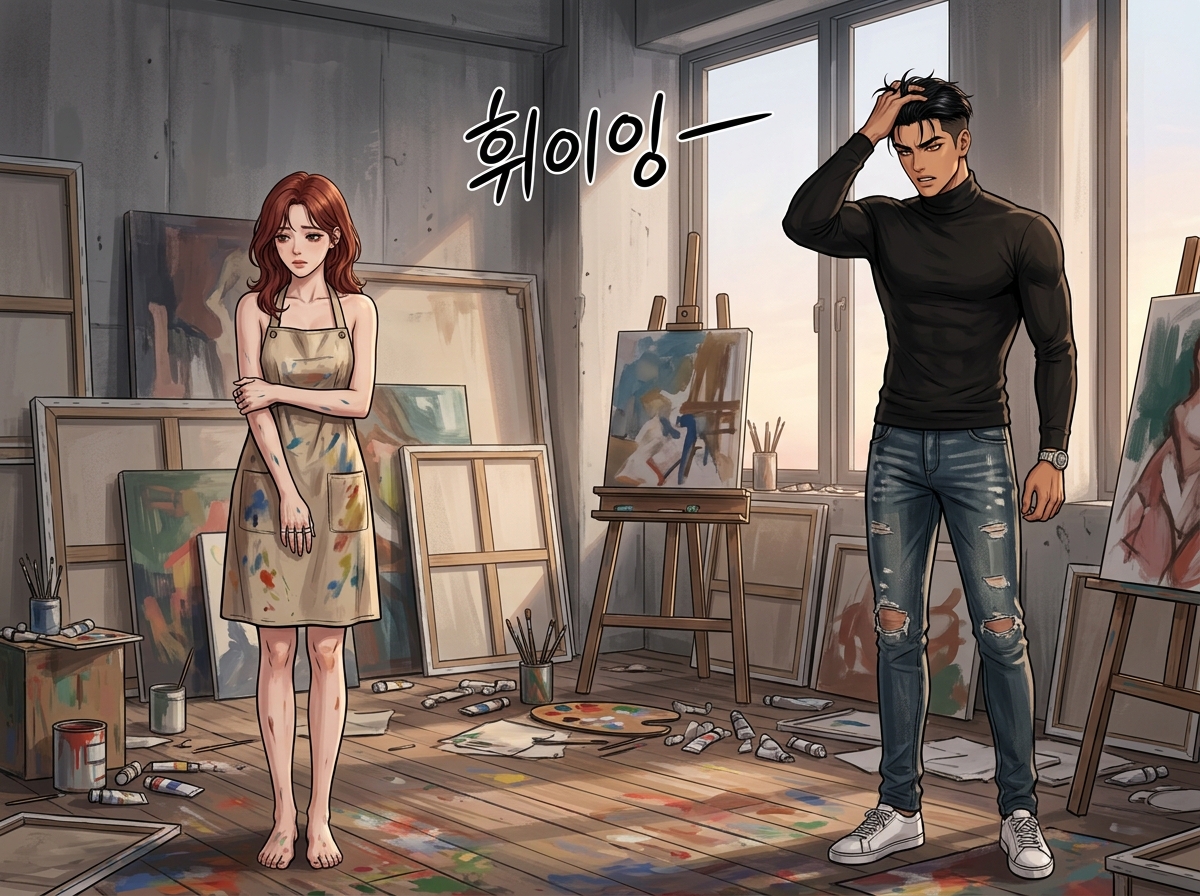 유화 물감 위의 죄책감 14컷