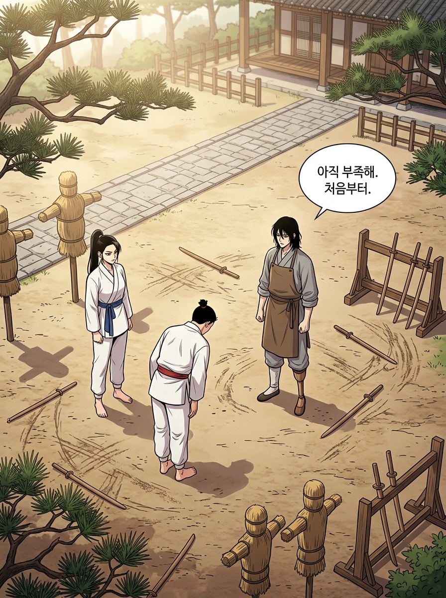 불구의 스승, 완전한 제자들 8컷