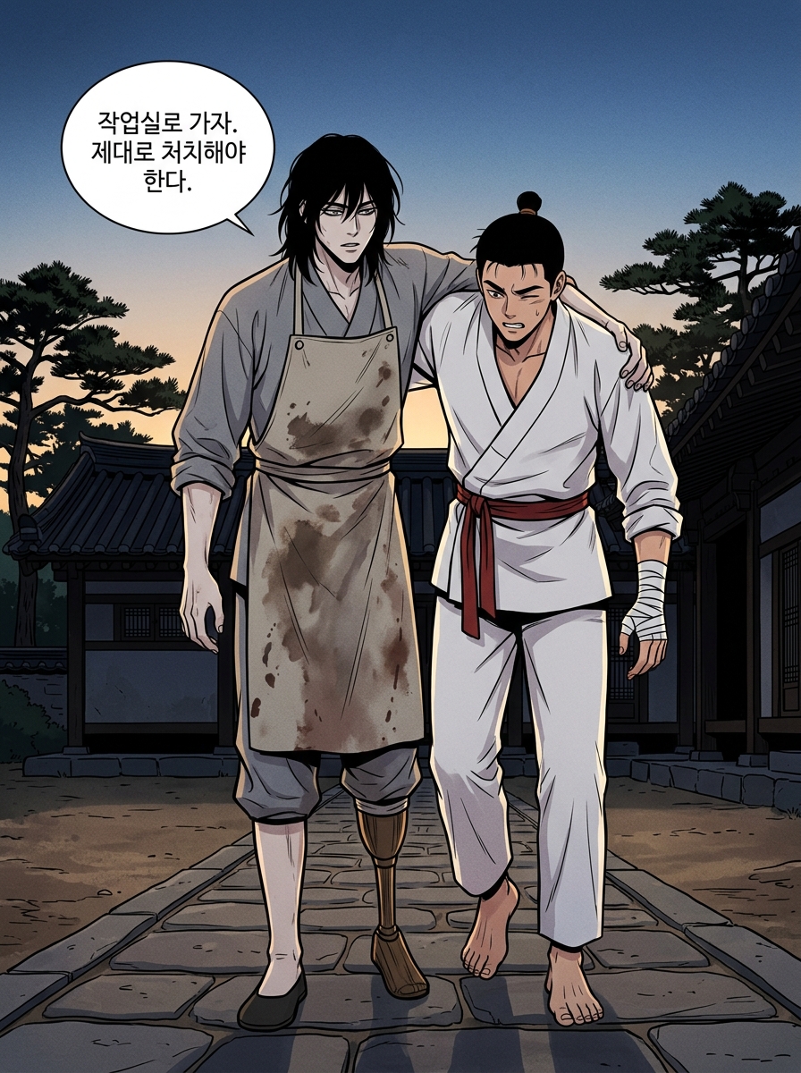 불구의 스승, 완전한 제자들 23컷