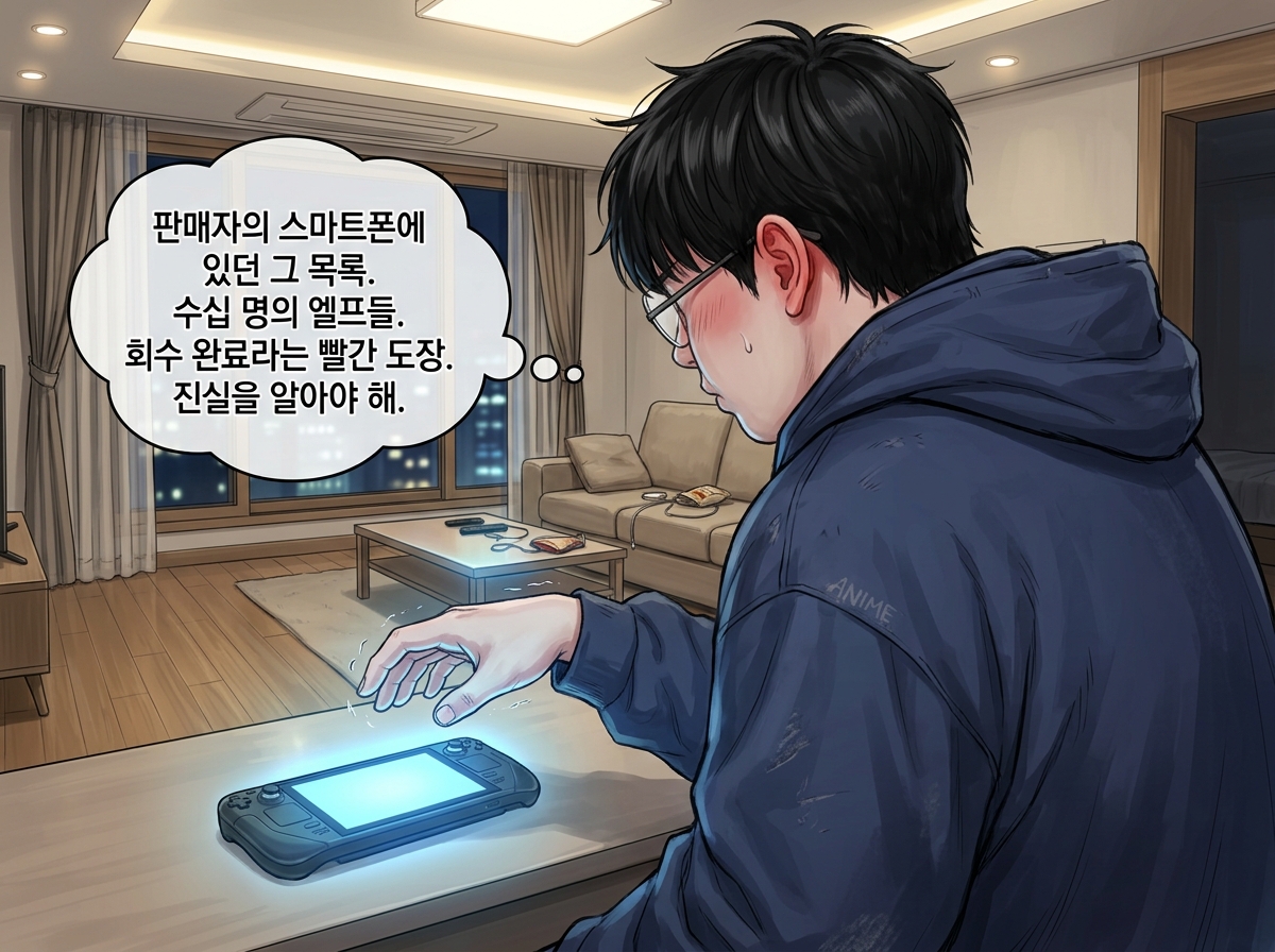 금발 엘프의 각인 3컷